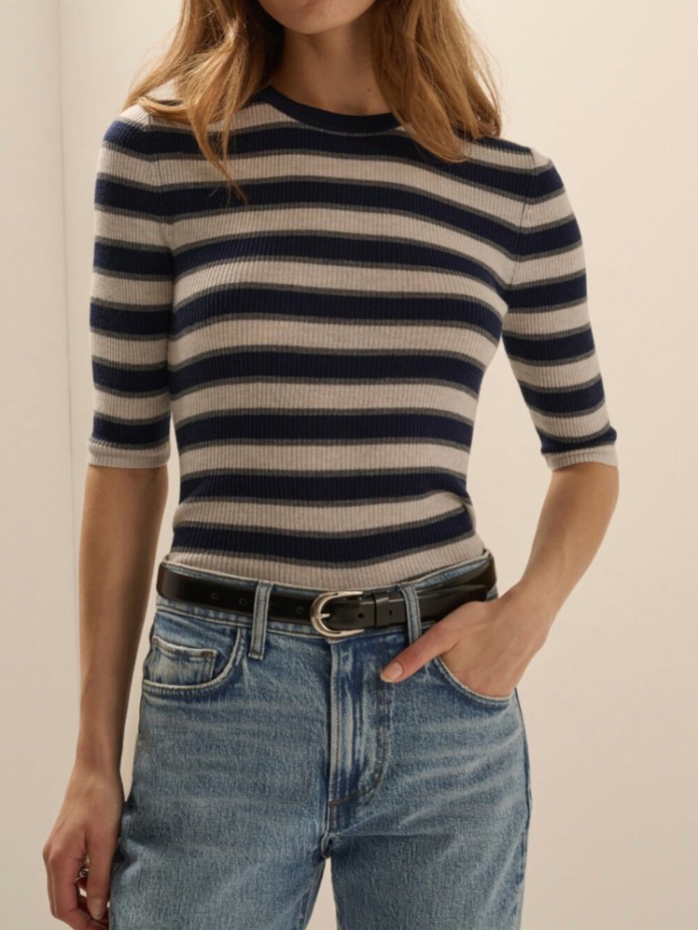 The Amelia Crewneck Top